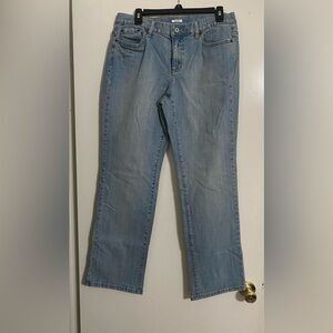 Liz & Co. Denim Blue Straight Leg Jeans